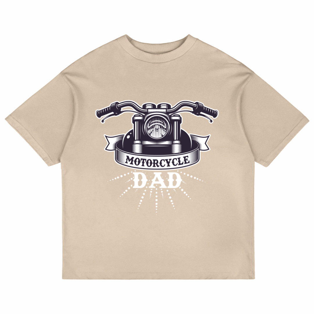 Motorcycle Dad (Beige)