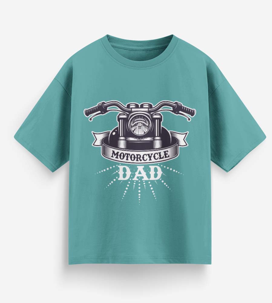 Motorcycle Dad (Dusty Turquoise)