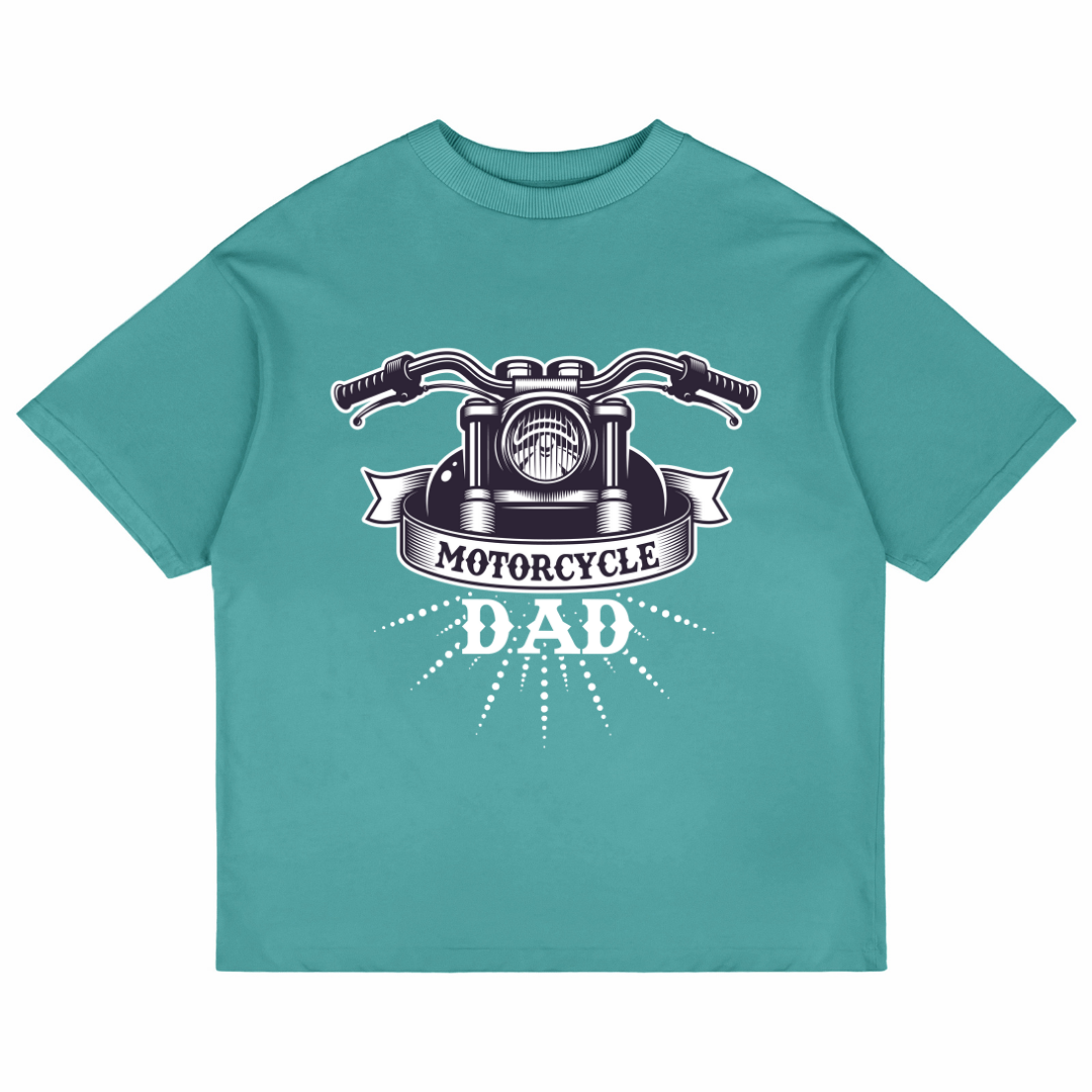 Motorcycle Dad (Dusty Turquoise)