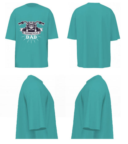 Motorcycle Dad (Dusty Turquoise)