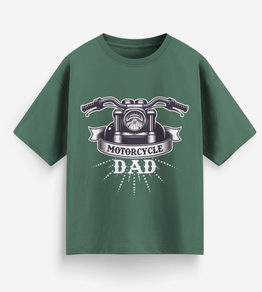 Motorcycle Dad (Forest Green)