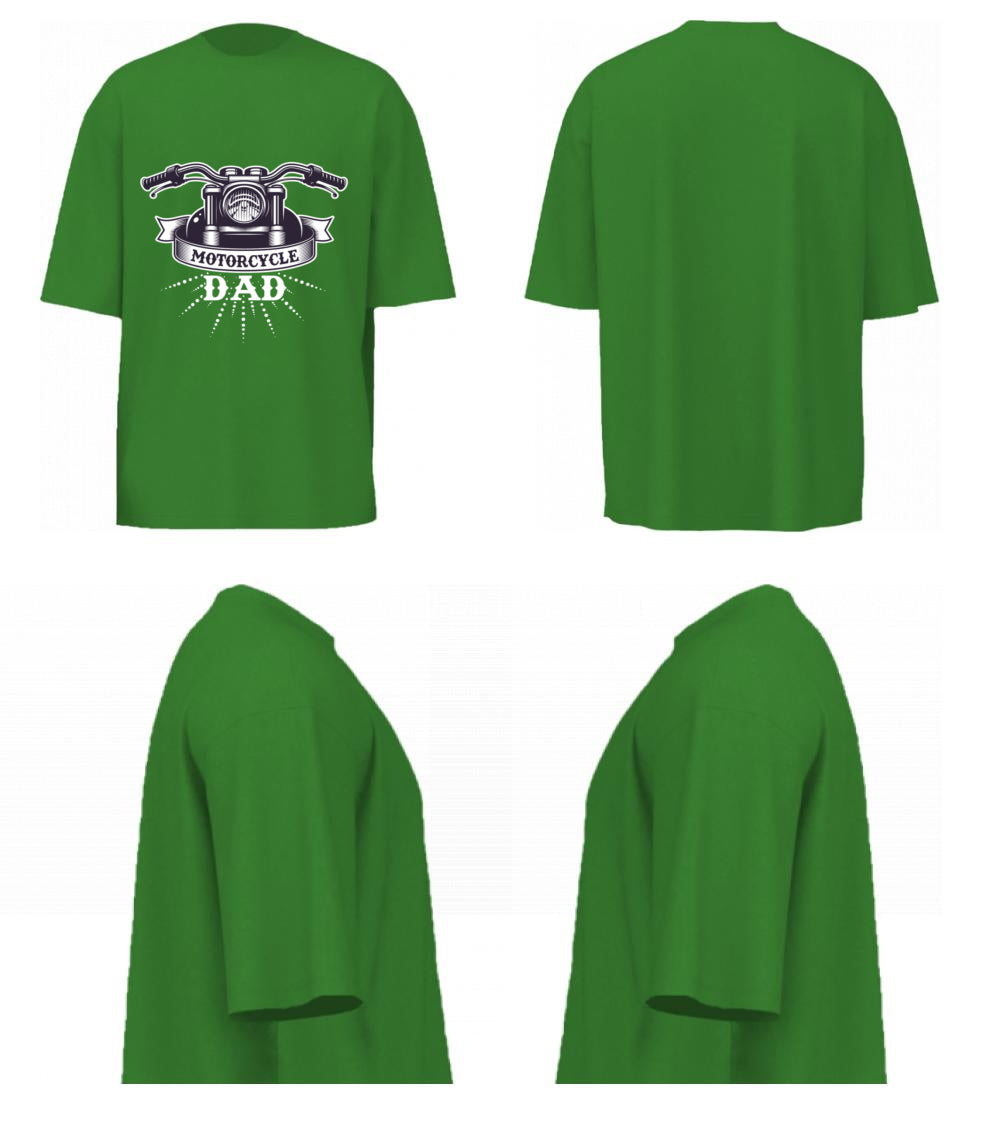 Motorcycle Dad (Forest Green)