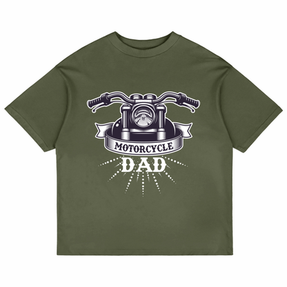 Motorcycle Dad (Olive Green)