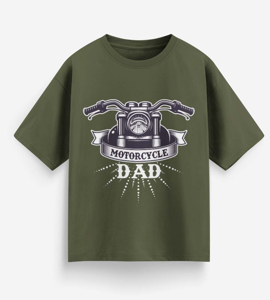 Motorcycle Dad (Olive Green)