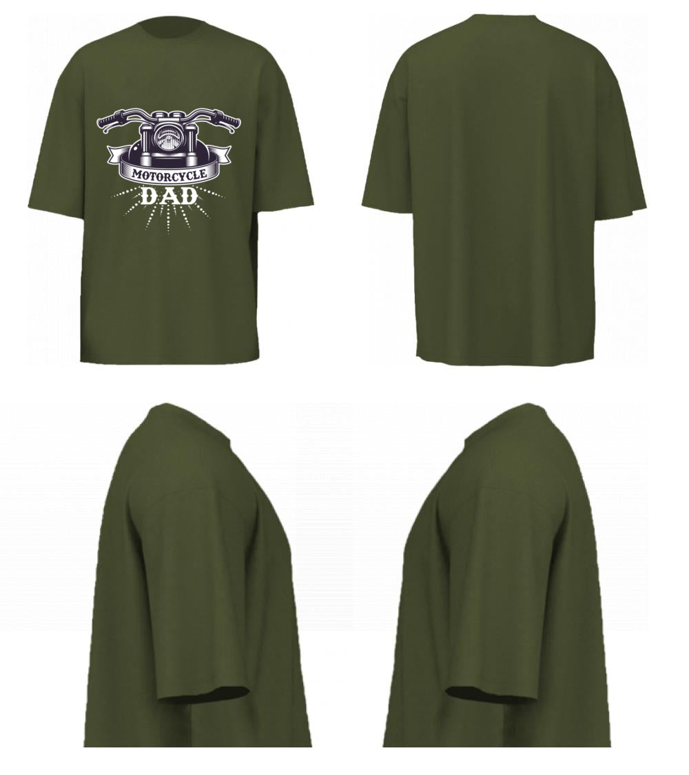 Motorcycle Dad (Olive Green)