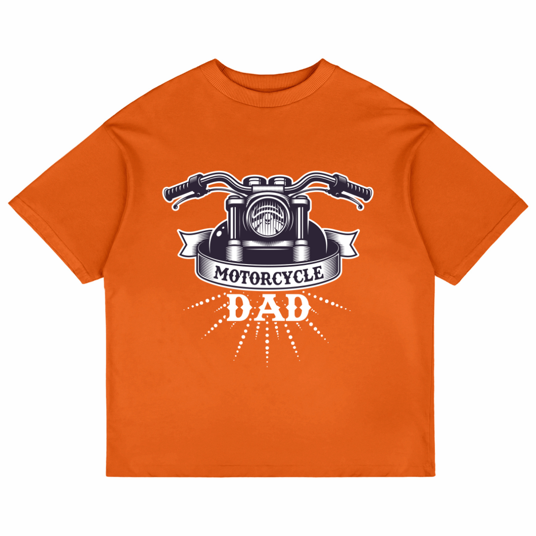 Motorcycle Dad (Orange)