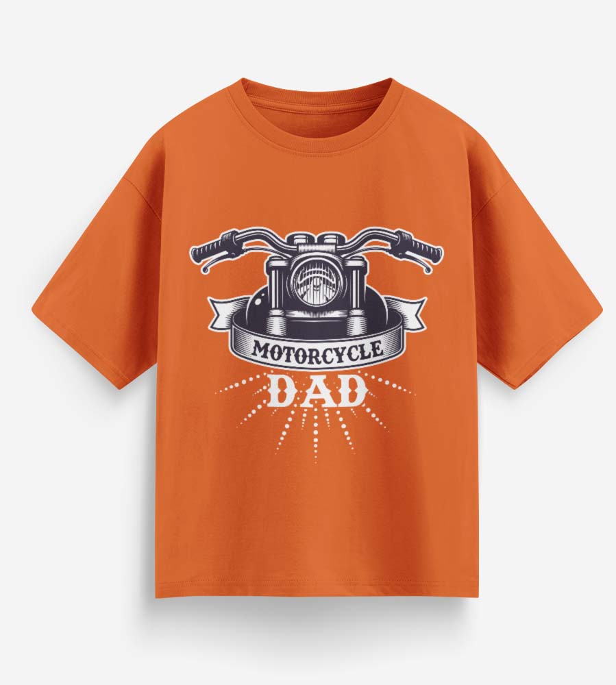 Motorcycle Dad (Orange)
