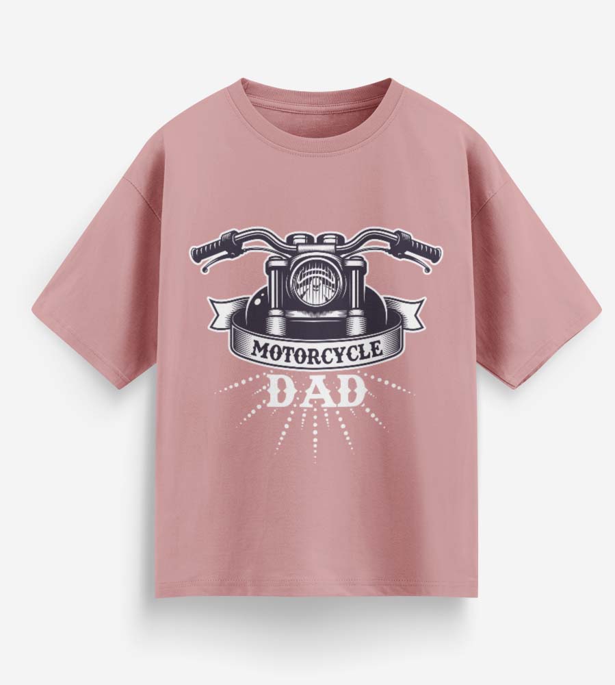 Motorcycle Dad (Pastel Pink)