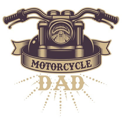 Motorcycle Dad (White)