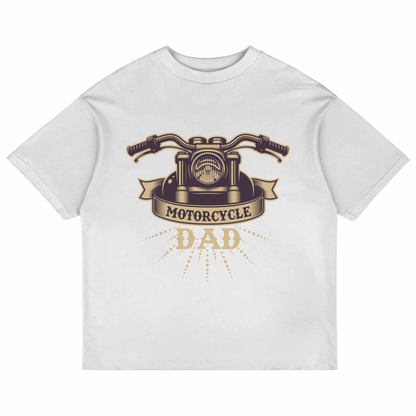 Motorcycle Dad (White)