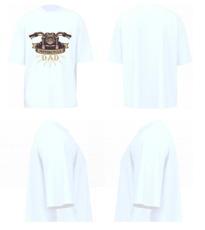 Motorcycle Dad (White)