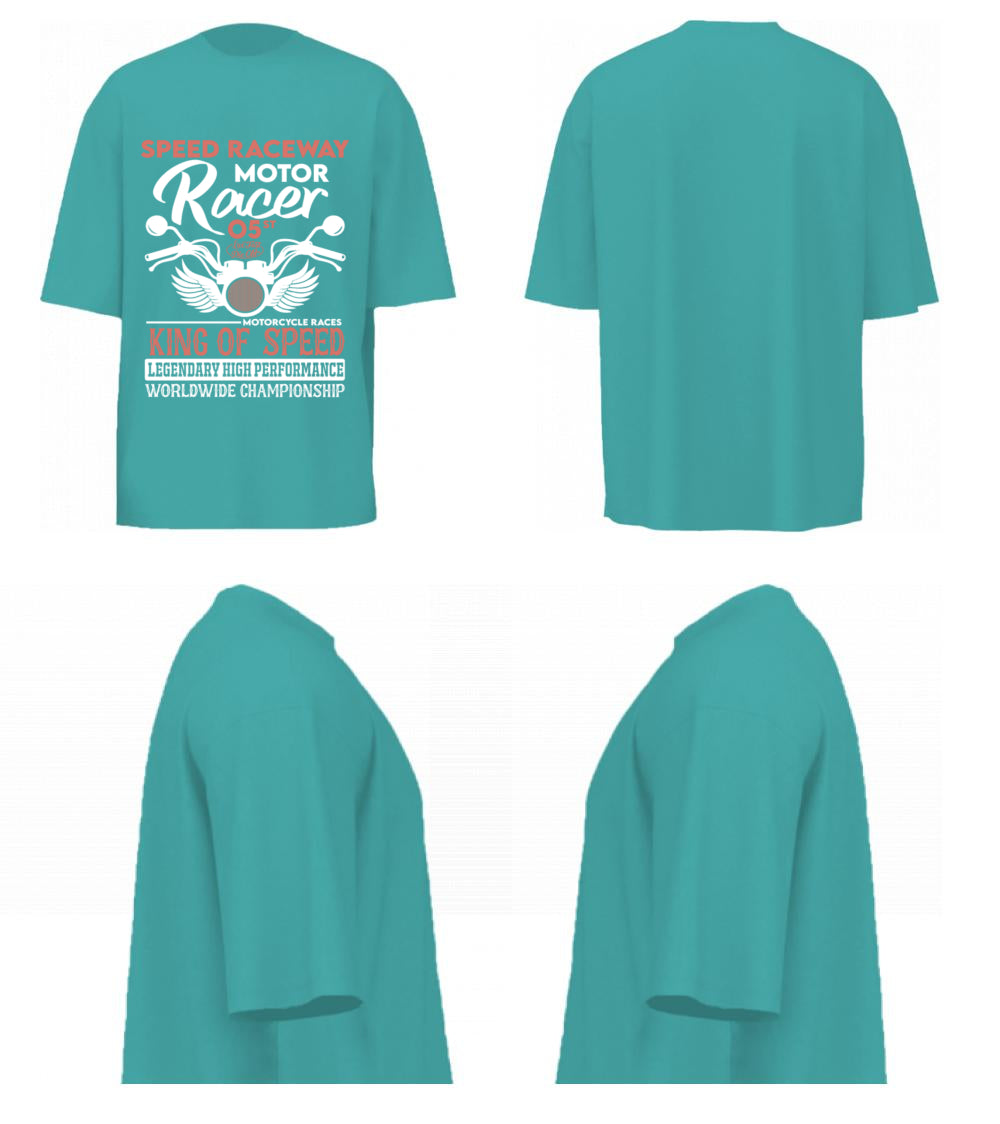 Speed Raceway (Dusty Turquoise)