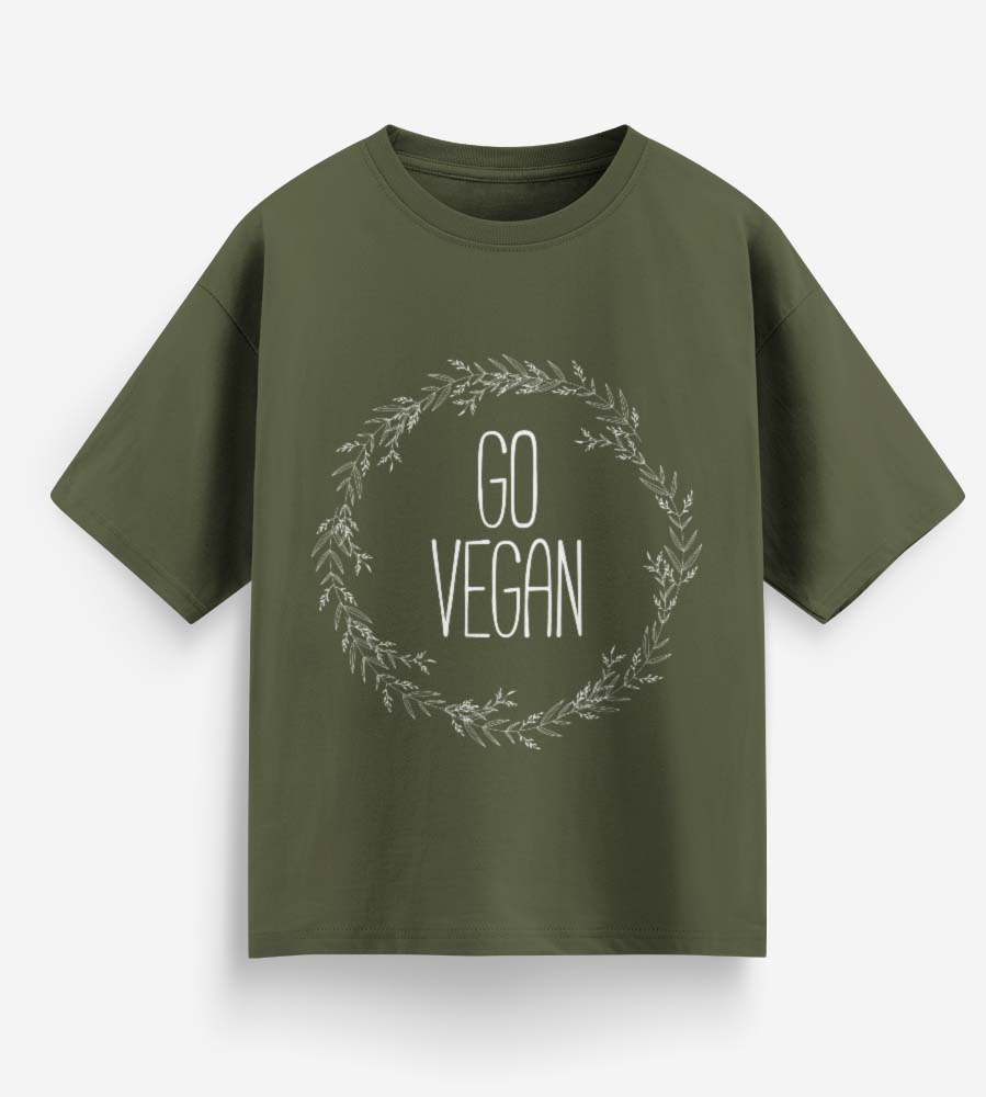 Go Vegan 02 (Olive Green)
