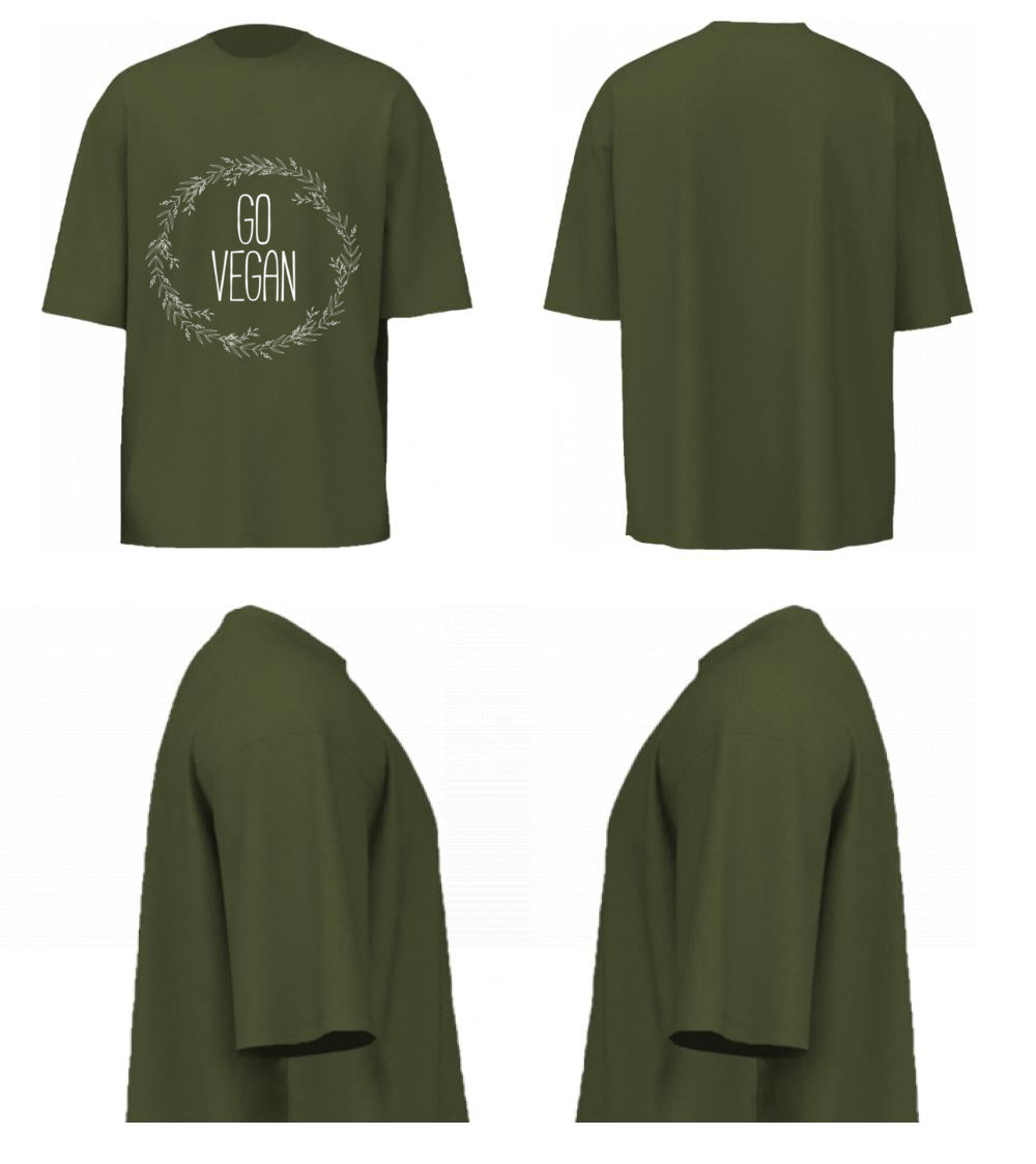 Go Vegan 02 (Olive Green)