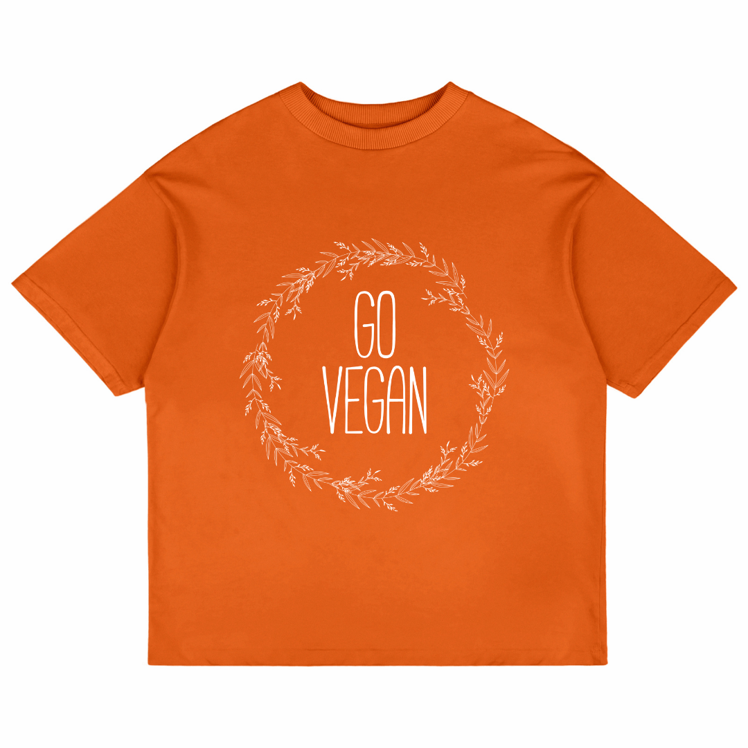 Go Vegan 02 (Orange)