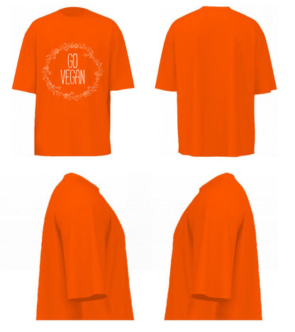 Go Vegan 02 (Orange)