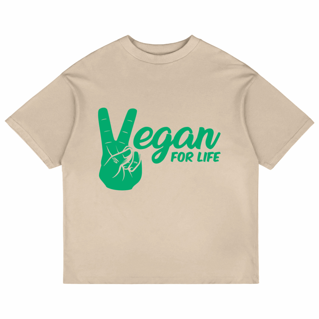Vegan For Life (Beige)