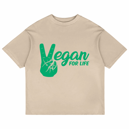Vegan For Life (Beige)