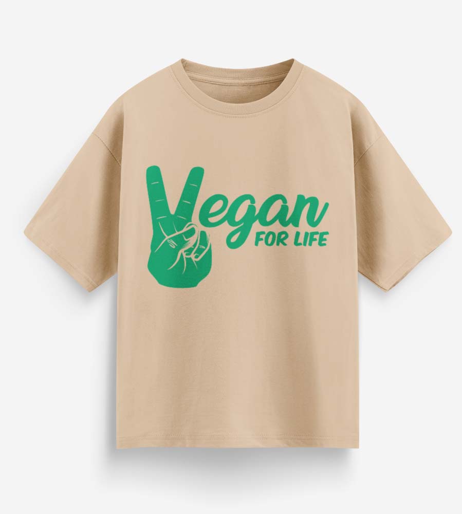 Vegan For Life (Beige)