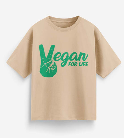 Vegan For Life (Beige)