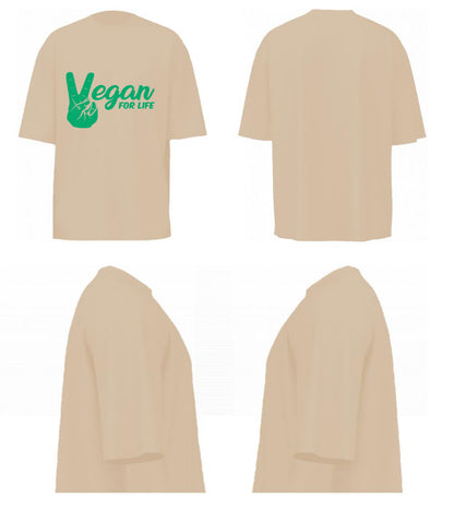 Vegan For Life (Beige)