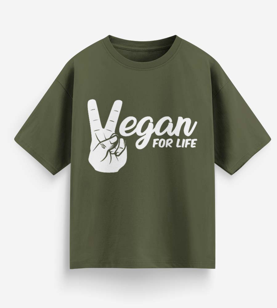 Vegan For Life (Olive Green)