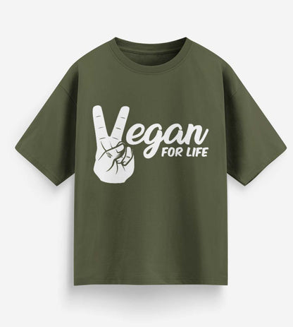 Vegan For Life (Olive Green)