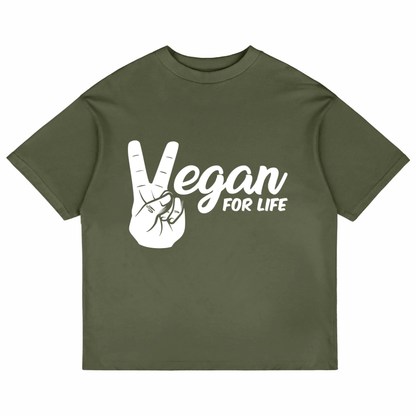 Vegan For Life (Olive Green)