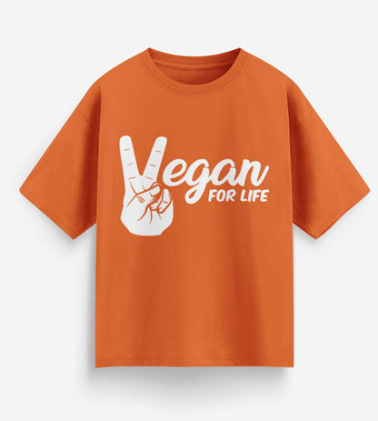 Vegan For Life (Orange)