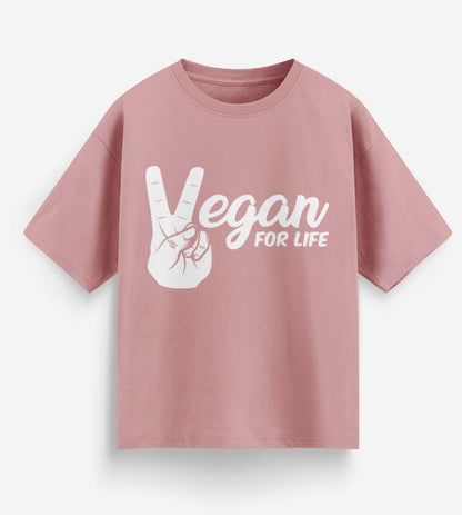 Vegan For Life (Pastel Pink)