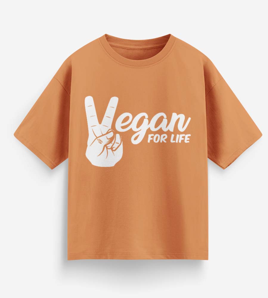 Vegan For Life (Peach)