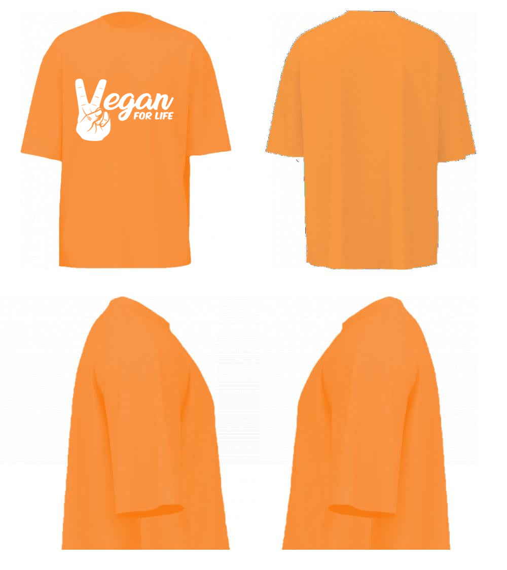 Vegan For Life (Peach)