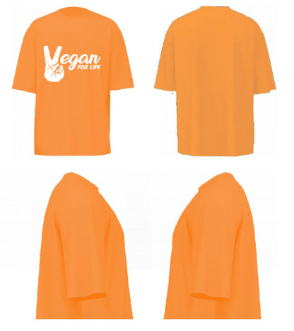 Vegan For Life (Peach)