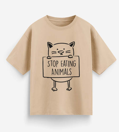 Stop Eating Animals (Beige)