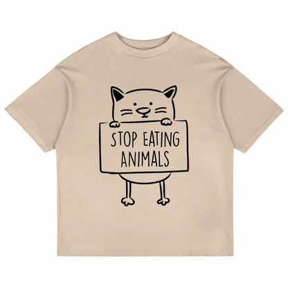 Stop Eating Animals (Beige)