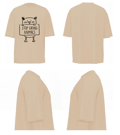 Stop Eating Animals (Beige)