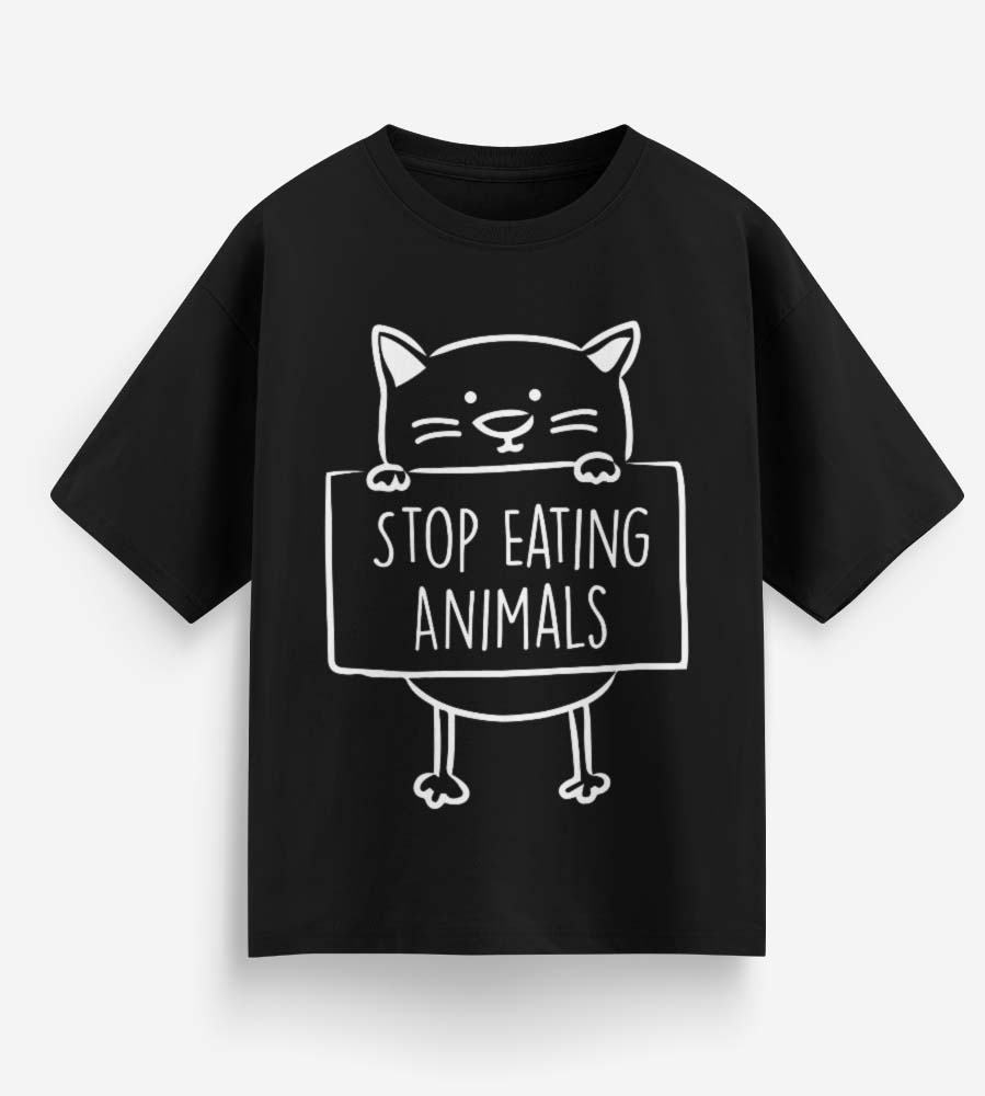Stop Eating Animals (Black)