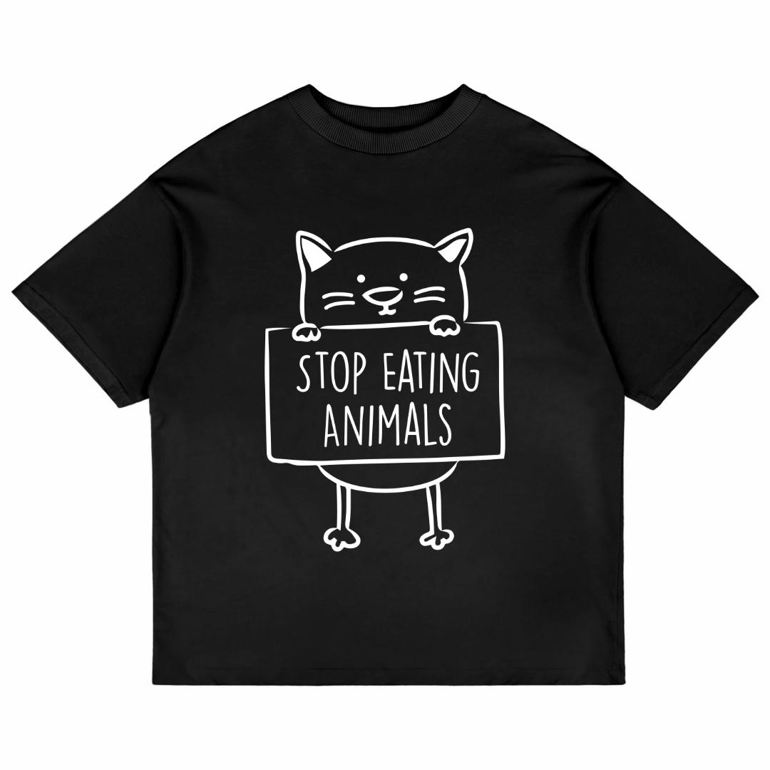 Stop Eating Animals (Black)