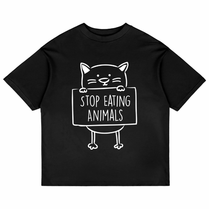 Stop Eating Animals (Black)