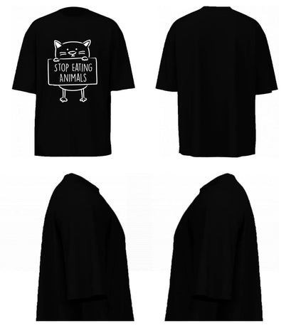 Stop Eating Animals (Black)