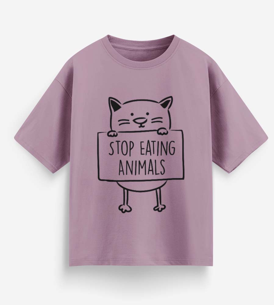 Stop Eating Animals (Lavender)