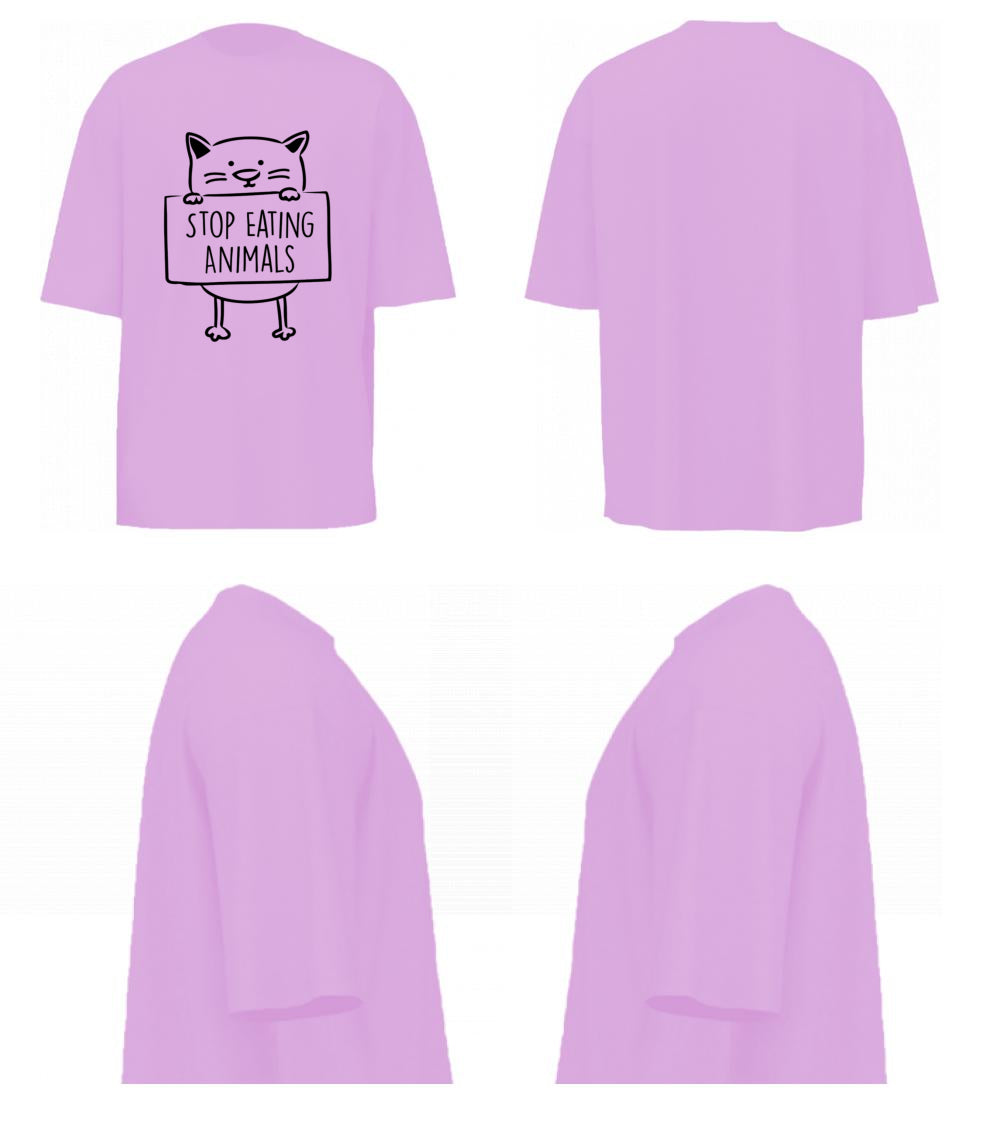 Stop Eating Animals (Lavender)
