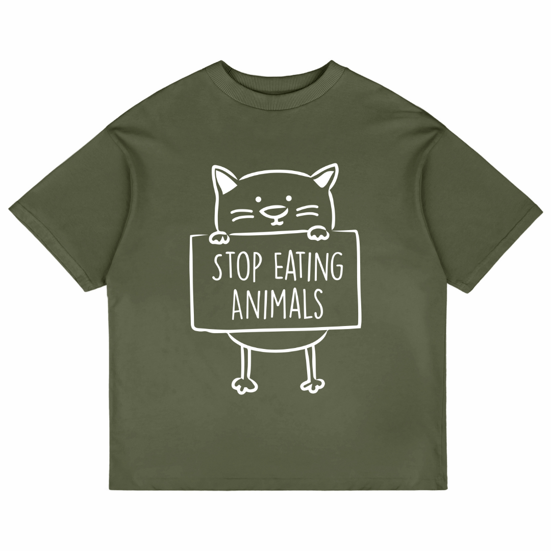 Stop Eating Animals (Olive Green)