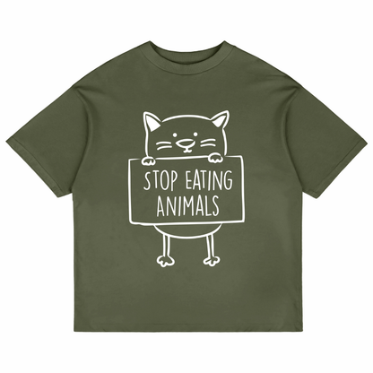 Stop Eating Animals (Olive Green)