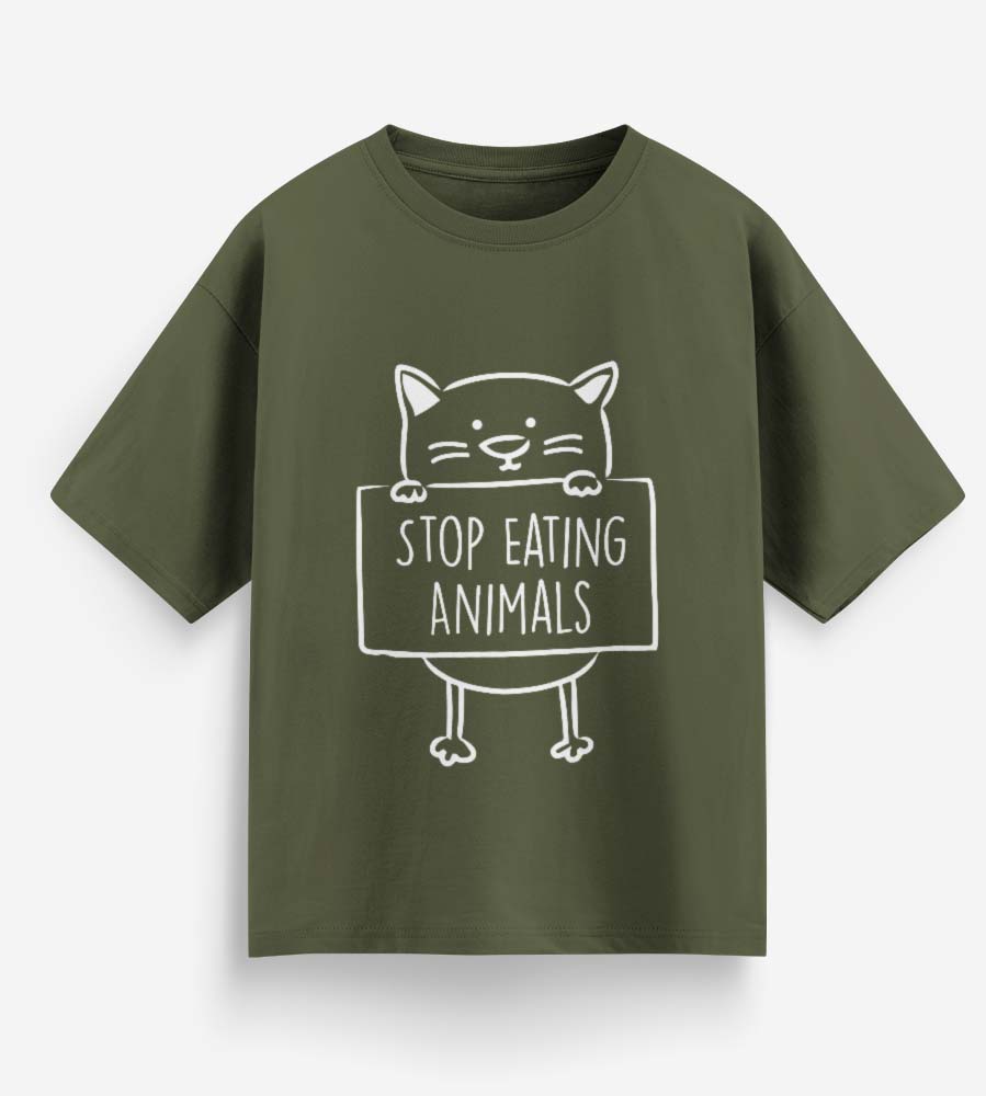 Stop Eating Animals (Olive Green)