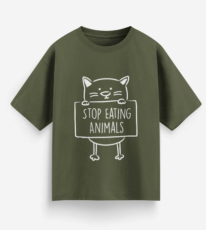 Stop Eating Animals (Olive Green)