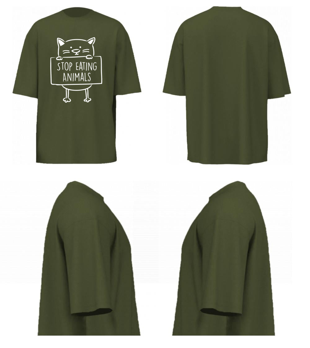Stop Eating Animals (Olive Green)