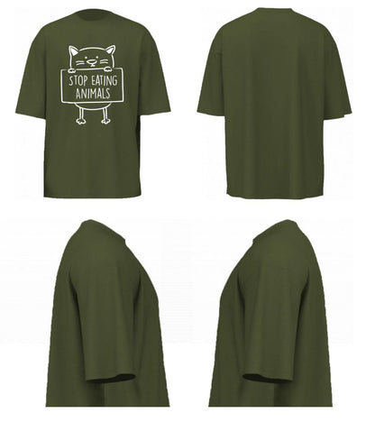 Stop Eating Animals (Olive Green)