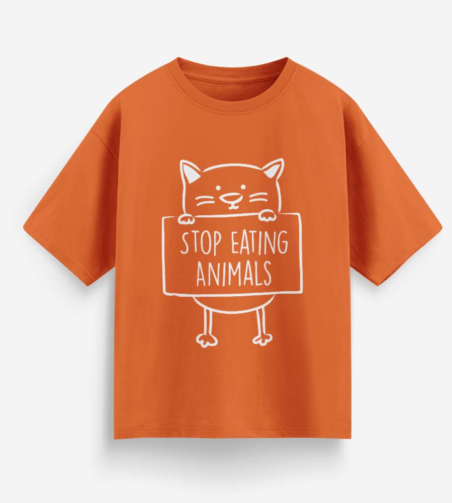 Stop Eating Animals (Orange)