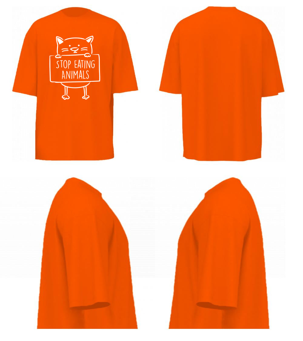 Stop Eating Animals (Orange)